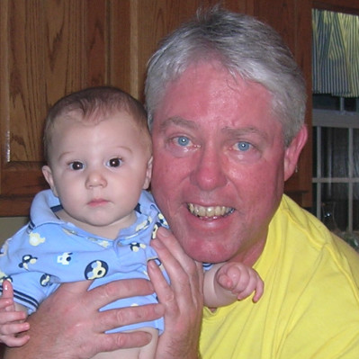 Owner of Clearviews Window cleaning with Grandson